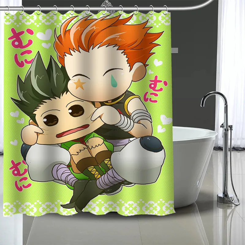 Custom Hunter x Hunter Pattern Decor Curtains Polyester Bathroom Waterproof Shower Curtain With Plastic Hooks More Size
Custom Hunter x Hunter Pattern Decor Curtains Polyester Bathroom Waterproof Shower Curtain With Plastic Hooks More Size