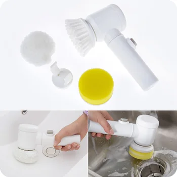 3 in 1 Electric Cleaning Brush Bathroom Toilet Bathtub Brush Rags Cleaner Kitchen Washing Handheld Brush Home Cleaning Tools
3 in 1 Electric Cleaning Brush Bathroom Toilet Bathtub Brush Rags Cleaner Kitchen Washing Handheld Brush Home Cleaning Tools