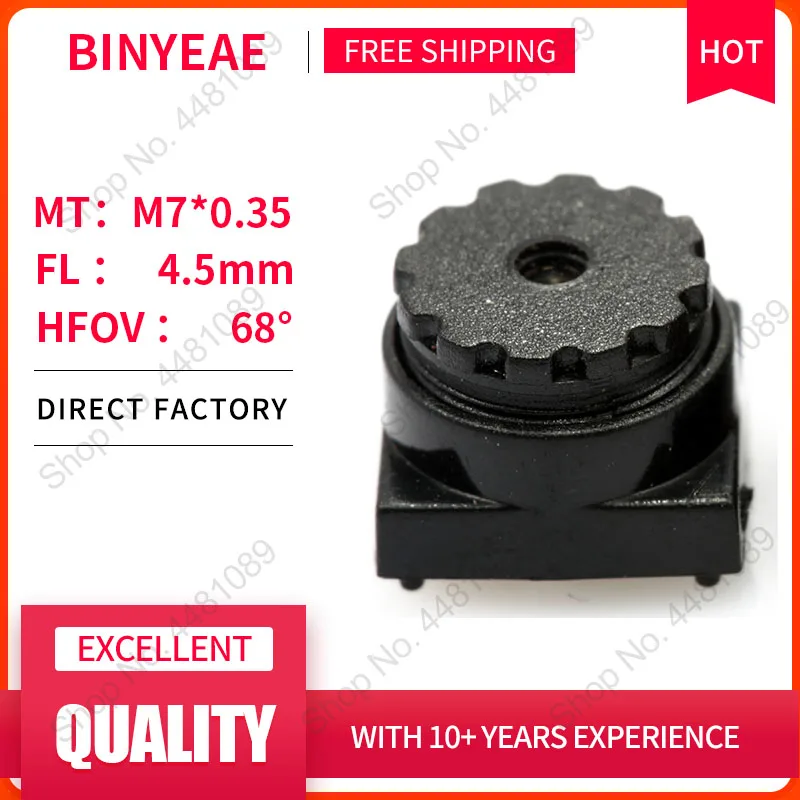 BINYEAE 5Megapixel HD 4.5mm lens Board lens for CCTV Security Camera IP Camera 4.5MM M7*0.35 Mount long viewing distance
BINYEAE 5Megapixel HD 4.5mm lens Board lens for CCTV Security Camera IP Camera 4.5MM M7*0.35 Mount long viewing distance