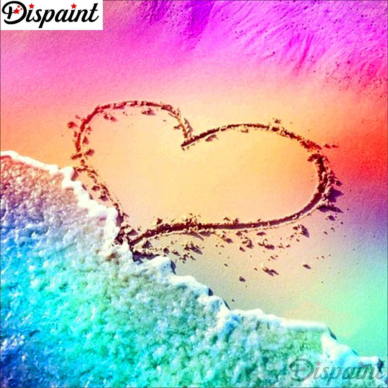 Dispaint Full Square/Round Drill 5D DIY Diamond Painting "Beach heart" Embroidery Cross Stitch 3D Home Decor A10826
Dispaint Full Square/Round Drill 5D DIY Diamond Painting "Beach heart" Embroidery Cross Stitch 3D Home Decor A10826
