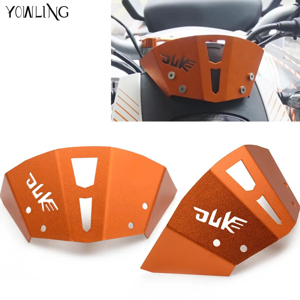 New Arrival Orange CNC Aluminum Motorcycle Windshield Windscreen For   125 200 390  Dirt bike 2013 2014 2015 2016