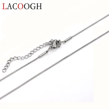 New Fashion 5PCS/lot Silver Tone Stainless Steel DIY Lobster Buckle Necklace Chains Bulk Snake Link Chains Jewelry Accessories
New Fashion 5PCS/lot Silver Tone Stainless Steel DIY Lobster Buckle Necklace Chains Bulk Snake Link Chains Jewelry Accessories