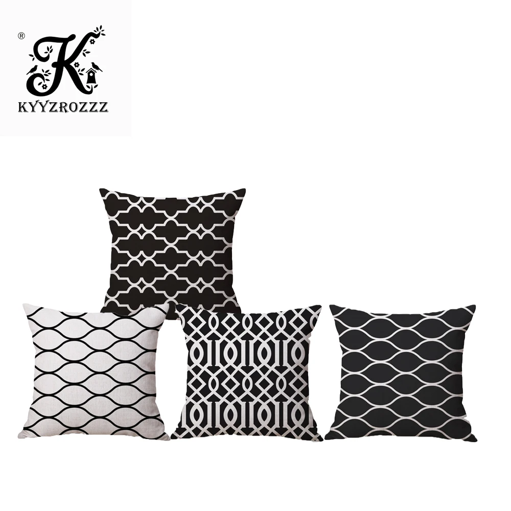 Nordic Simple White Black One Side Printing Car Home Decor Sofa Car Seat Decorative Cushion Cover Pillow Case Capa Almofada
Nordic Simple White Black One Side Printing Car Home Decor Sofa Car Seat Decorative Cushion Cover Pillow Case Capa Almofada
