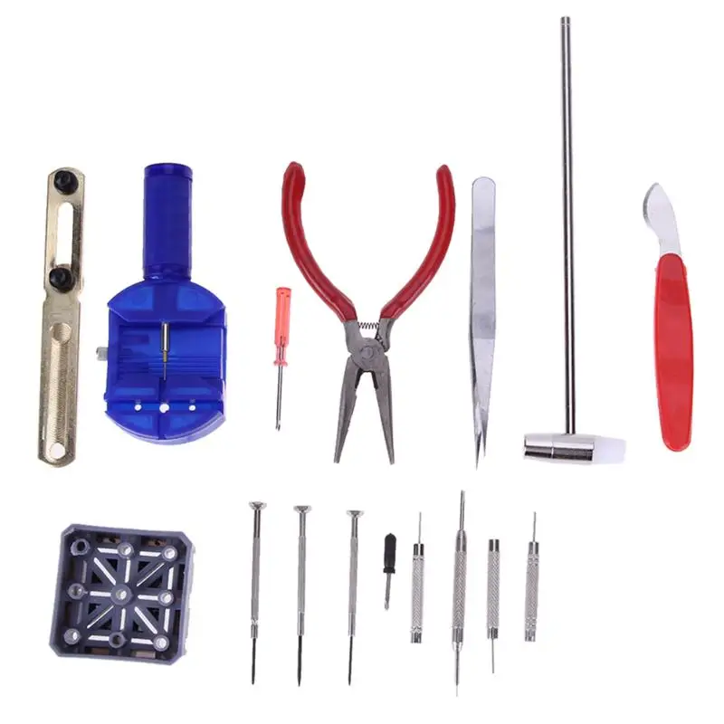 16Pcs Watch Tools horloge opener Remover Spring Bar Repair Pry Screwdriver Repair Tool Kit Band Pin Strap Link Remover Watchma
16Pcs Watch Tools horloge opener Remover Spring Bar Repair Pry Screwdriver Repair Tool Kit Band Pin Strap Link Remover Watchma