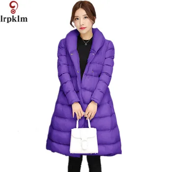 2017 New Winter Women New Long Parkas Jacket Lapel Temperament Down And Parkas Large Size Fashion A Type Cotton Jacket LZ08
2017 New Winter Women New Long Parkas Jacket Lapel Temperament Down And Parkas Large Size Fashion A Type Cotton Jacket LZ08