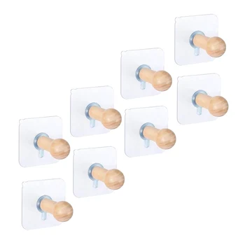 9pcs Traceless Solid Wood Hook Creative Strong Force Home Hook Hat Hooks Punch Free Wall Hangers Wall Hooks Damage Free Reusable
9pcs Traceless Solid Wood Hook Creative Strong Force Home Hook Hat Hooks Punch Free Wall Hangers Wall Hooks Damage Free Reusable