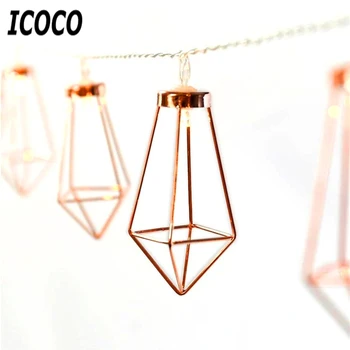 1.5M 10 LED Romantic Rose Gold Metal Lighting Strings Diamond Water Drip String Light Patio Lantern for Party Decor
1.5M 10 LED Romantic Rose Gold Metal Lighting Strings Diamond Water Drip String Light Patio Lantern for Party Decor