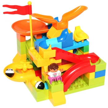 Newest Marble Race Run Maze Ball Track Building Blocks Plastic Funnel Slide Big Size Bricks Compatible Duploe Block
Newest Marble Race Run Maze Ball Track Building Blocks Plastic Funnel Slide Big Size Bricks Compatible Duploe Block