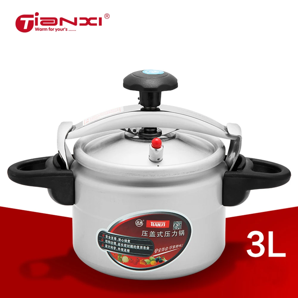 3L Pressure Cookers Aluminum Explosion-proof kitchen cookware cooking steamer Household Induction Cooker Gas soup Stew Pot pan
3L Pressure Cookers Aluminum Explosion-proof kitchen cookware cooking steamer Household Induction Cooker Gas soup Stew Pot pan