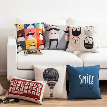 Mustache Beard Cushion Cover Modern Minimal Black And White Pillow Case Home Decorative Gamer Chair Sofa Linen Cotton Pillowcase
Mustache Beard Cushion Cover Modern Minimal Black And White Pillow Case Home Decorative Gamer Chair Sofa Linen Cotton Pillowcase
