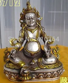 0116P $old craft Fast shipping 16 cm tall Tibetan Buddhist bronze silver KUBERA EINZIGARTIG Dzambala buddha
0116P $old craft Fast shipping 16 cm tall Tibetan Buddhist bronze silver KUBERA EINZIGARTIG Dzambala buddha