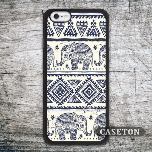 White Tribal Elephant Aztec font b Case b font For font b iPhone b font font