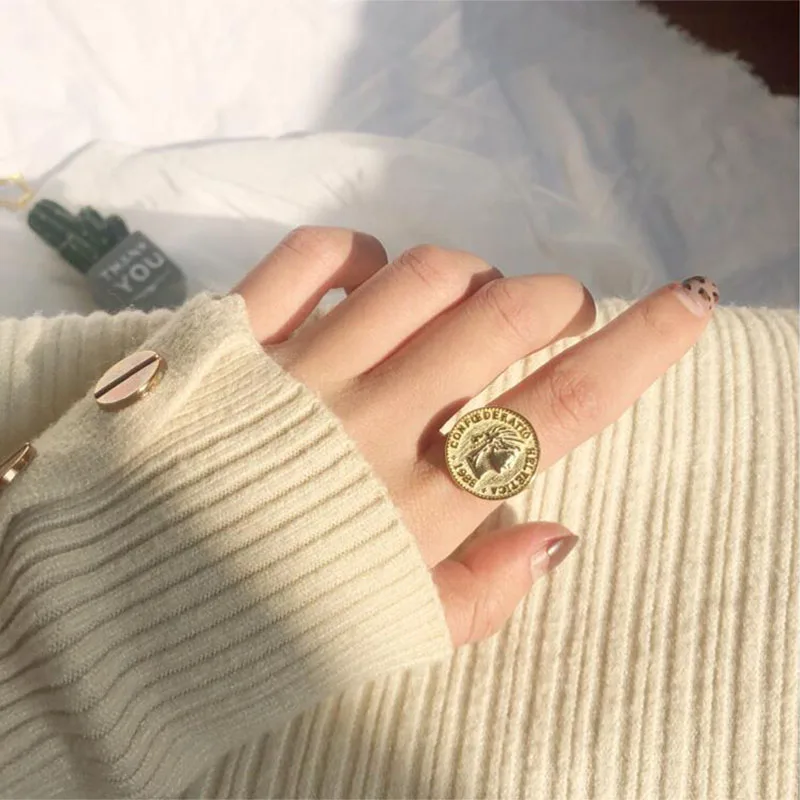 Trendy Fashion Silver Gold Adjustable Joint Coin Ring Gothic Geometric Cross Rings for Women bague femme anillo 
Trendy Fashion Silver Gold Adjustable Joint Coin Ring Gothic Geometric Cross Rings for Women bague femme anillo