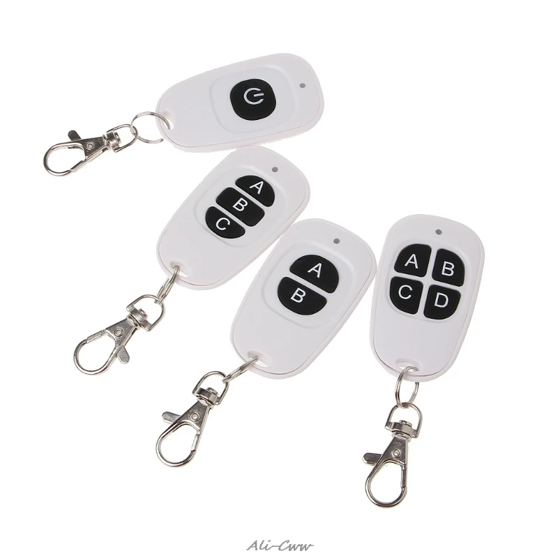 1CH 2CH 3CH 4CH RF Wireless Remote Control 1-4 Button Transmitter 433 MHz EV1527 High Quality Remote Control Transmitter
1CH 2CH 3CH 4CH RF Wireless Remote Control 1-4 Button Transmitter 433 MHz EV1527 High Quality Remote Control Transmitter