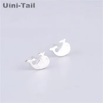 Uini-Tail 925 Sterling Silver Stud Earrings Cute Whale Brushed Sterling Silver Earrings Korean Fashion Creative High Quality
Uini-Tail 925 Sterling Silver Stud Earrings Cute Whale Brushed Sterling Silver Earrings Korean Fashion Creative High Quality