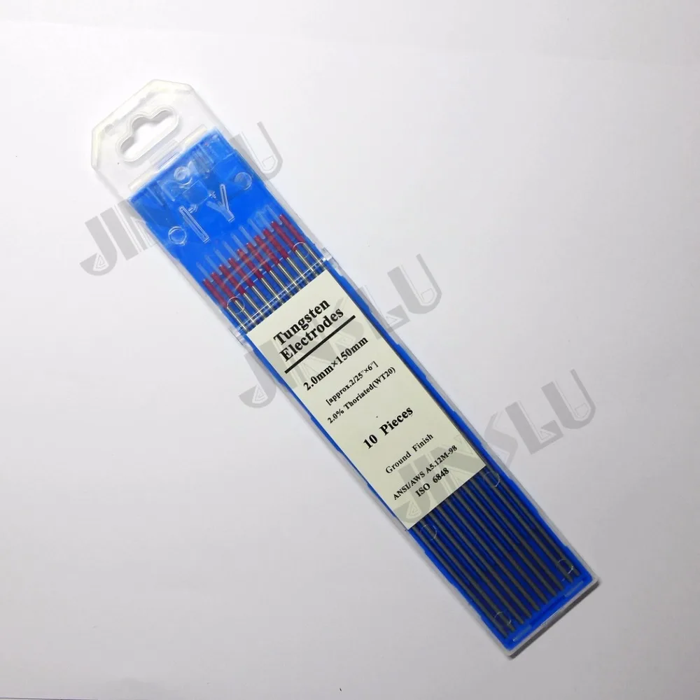 Free Shipping TIG Welding Tungsten Electrode 2% Thoriated WT20 Red 2/25" x 6 (2.0mmx150mm) 10PCS
Free Shipping TIG Welding Tungsten Electrode 2% Thoriated WT20 Red 2/25" x 6 (2.0mmx150mm) 10PCS