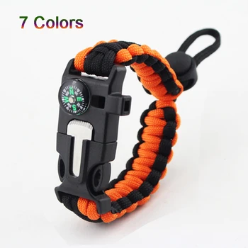Multi-functional Outdoor Bracelet Camping Hiking Escape Tool Military Emergency Wrist Strap Wilderness Field Survival
Multi-functional Outdoor Bracelet Camping Hiking Escape Tool Military Emergency Wrist Strap Wilderness Field Survival