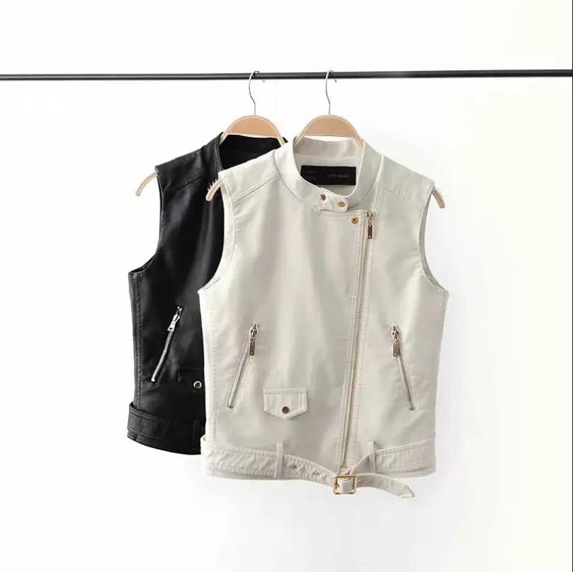 2019 new fashion PU jacket vest 2 color PU washed leather street motorcycle jacket 1615
2019 new fashion PU jacket vest 2 color PU washed leather street motorcycle jacket 1615
