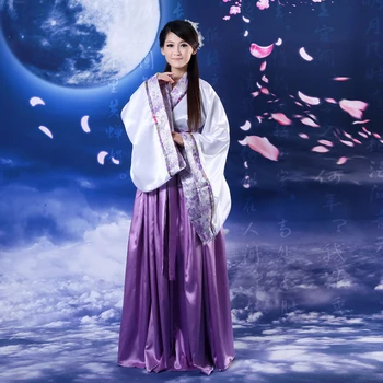 New Fashion Purple Satin Chinese Ancient Infanta Peri Dramaturgic Dress Dance Wear Princess Dress Cosplay One Size 0815
New Fashion Purple Satin Chinese Ancient Infanta Peri Dramaturgic Dress Dance Wear Princess Dress Cosplay One Size 0815