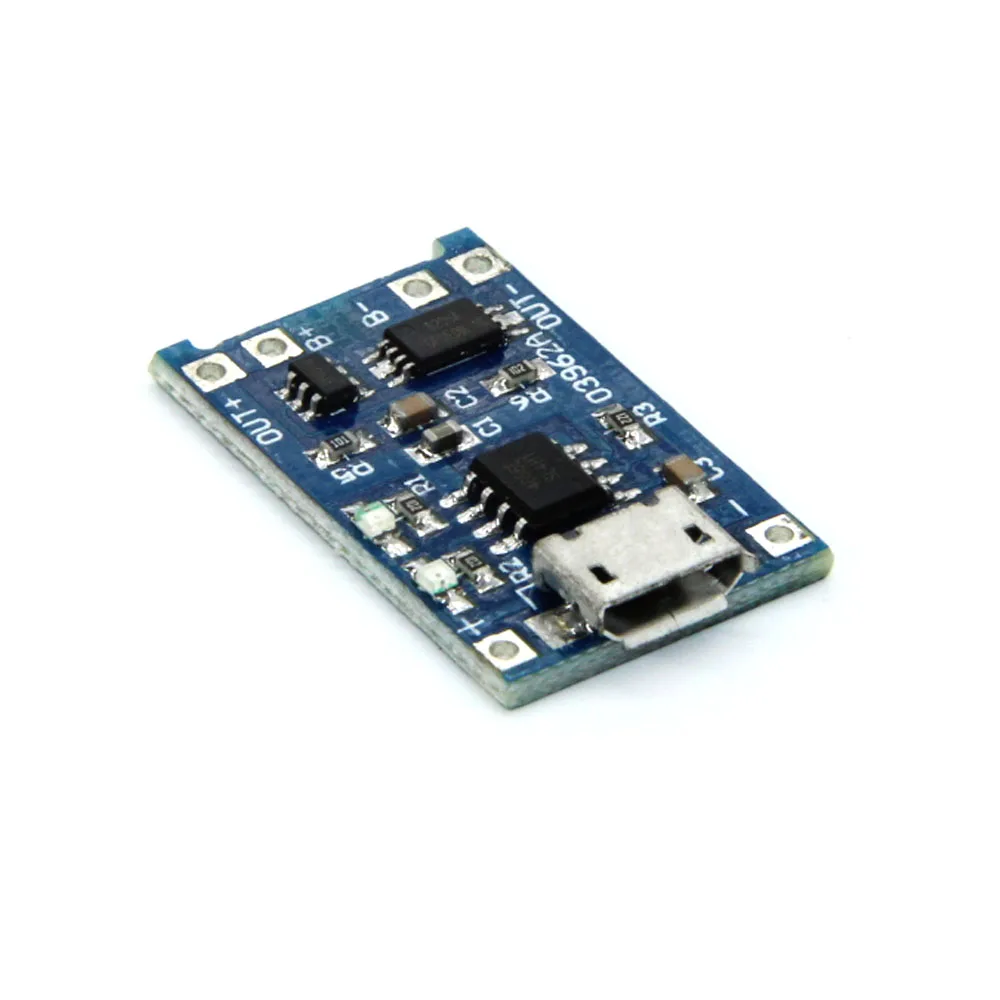 High Quality New 5V 1A Micro USB 18650 Lithium Battery Charging Board Charger Module+Protection Dual Functions
High Quality New 5V 1A Micro USB 18650 Lithium Battery Charging Board Charger Module+Protection Dual Functions