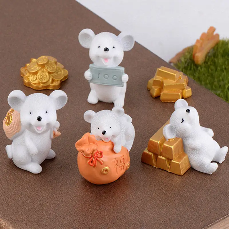 Money Fortune Cartoon Resin Mouse Ornaments Rich Mice Statue Little Figurine Crafts Cute Mini Animal Office Desktop Decoration
Money Fortune Cartoon Resin Mouse Ornaments Rich Mice Statue Little Figurine Crafts Cute Mini Animal Office Desktop Decoration