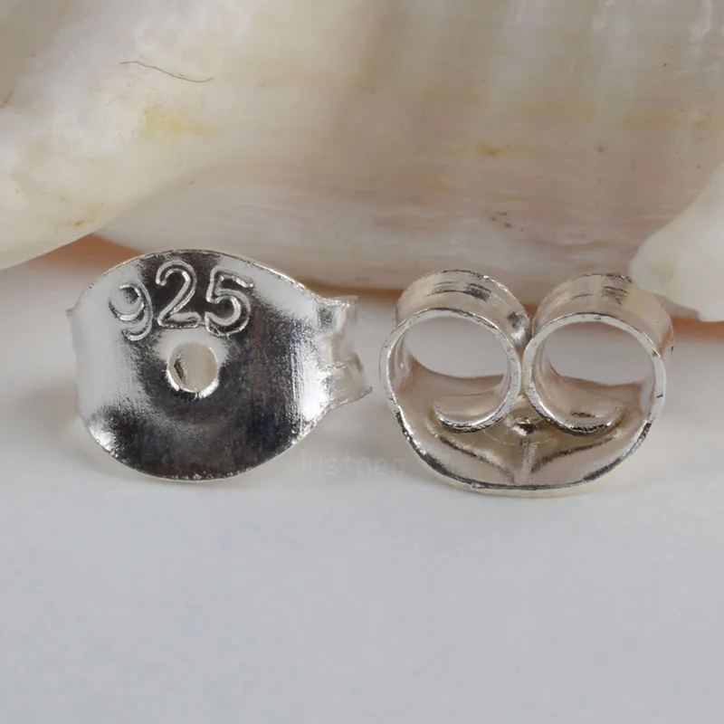 earnut,6mm(plain silver) solid 925 sterling silver earring backs,earring friction butterfly back stopper for earstuds,1pair
earnut,6mm(plain silver) solid 925 sterling silver earring backs,earring friction butterfly back stopper for earstuds,1pair
