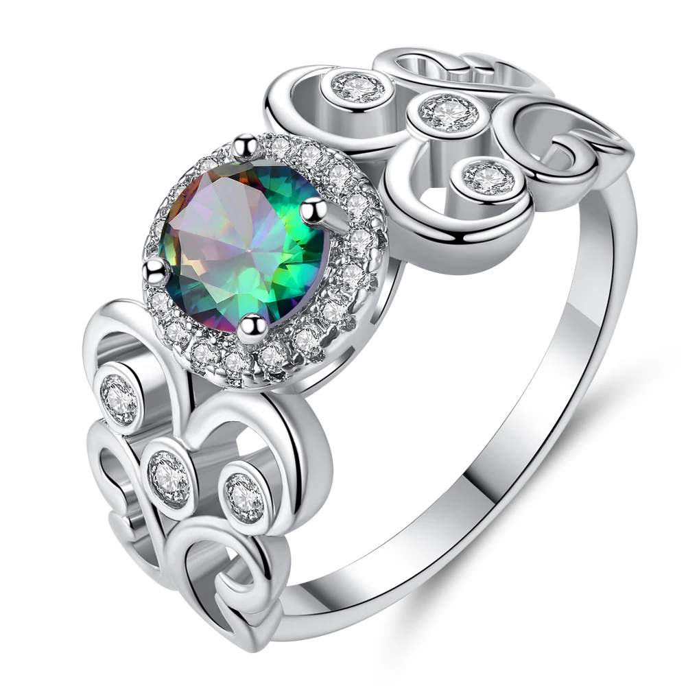Solid Silver Plated Jewelry Fine Jewelry Women Ring Classic rainbow Cubic Zirconia OANAMLXL
Solid Silver Plated Jewelry Fine Jewelry Women Ring Classic rainbow Cubic Zirconia OANAMLXL