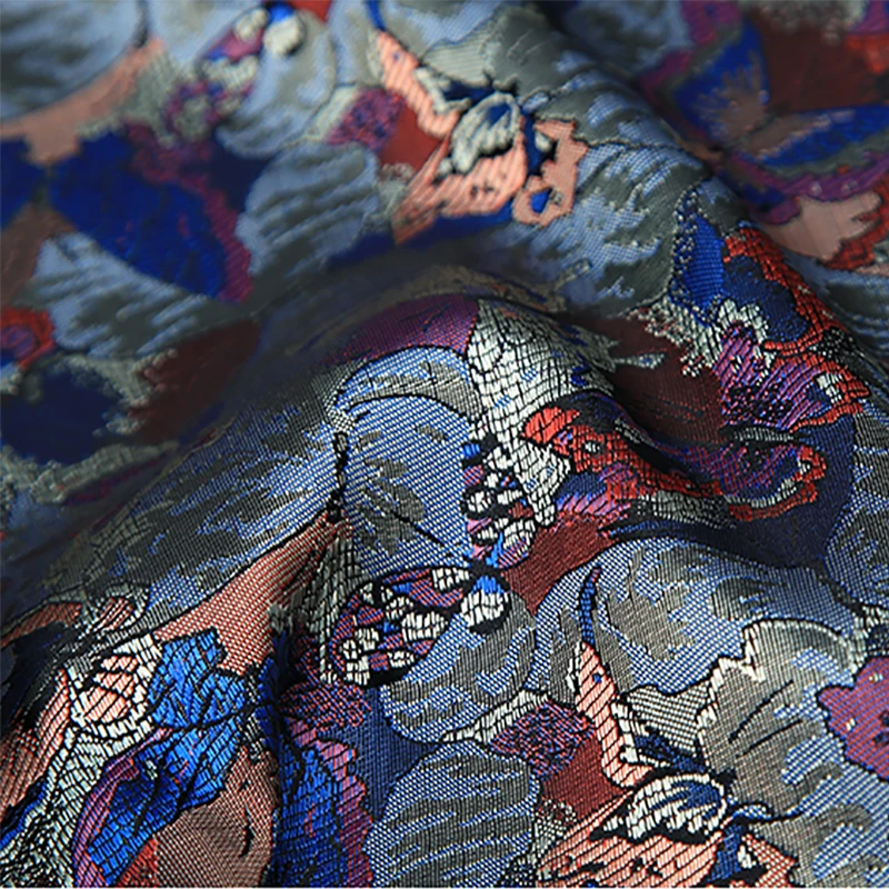 100x90cm Butterfly style Metallic Jacquard Brocade Fabric,3D jacquard fabric, yarn dyed fabric for Womens Coat Dress Skirt
100x90cm Butterfly style Metallic Jacquard Brocade Fabric,3D jacquard fabric, yarn dyed fabric for Womens Coat Dress Skirt