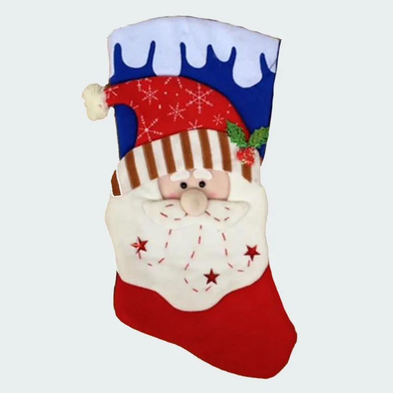 44cm/17.3" Flannel large christmas Santa Claus stocking kid xmas stocking children gift bag merry christmas
44cm/17.3" Flannel large christmas Santa Claus stocking kid xmas stocking children gift bag merry christmas