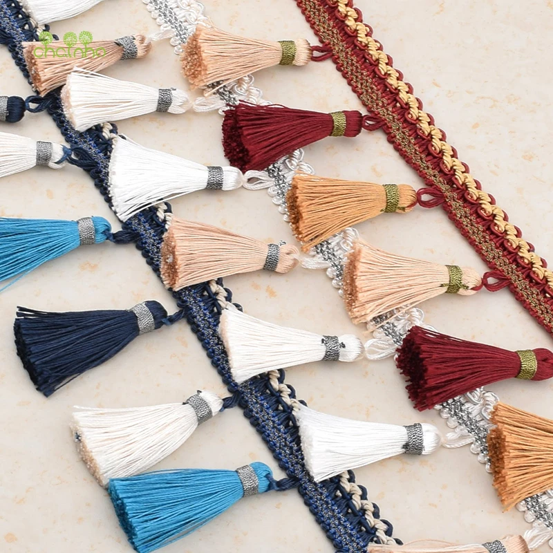 Chainho,5 Yards/Lot,Fringe Trim Lace Fabric,DIY Handmade Accessories,Craft&Gift Packing/Curtain&Chair Valance Decoration,HB063
Chainho,5 Yards/Lot,Fringe Trim Lace Fabric,DIY Handmade Accessories,Craft&Gift Packing/Curtain&Chair Valance Decoration,HB063