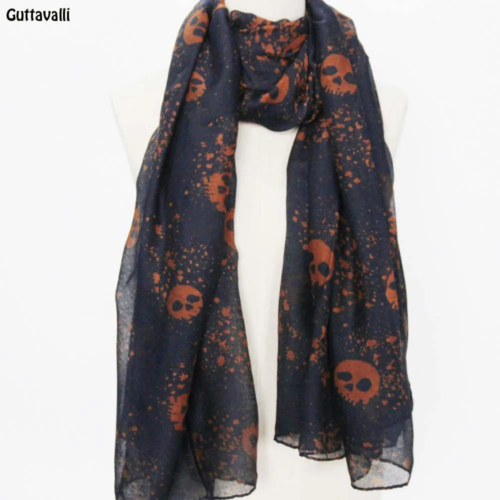 Guttavalli Women Christmas Fashion Skulls Print Long Shawl Vintage Dots Stripes Scarf Winter Chevron Viscose Oblong Scarves
Guttavalli Women Christmas Fashion Skulls Print Long Shawl Vintage Dots Stripes Scarf Winter Chevron Viscose Oblong Scarves