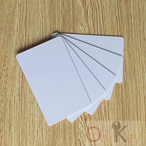100 X ПВХ карты CR80. 30 Mil ID принтер пустой белый размер кредитной карты|card size|card cardcard id