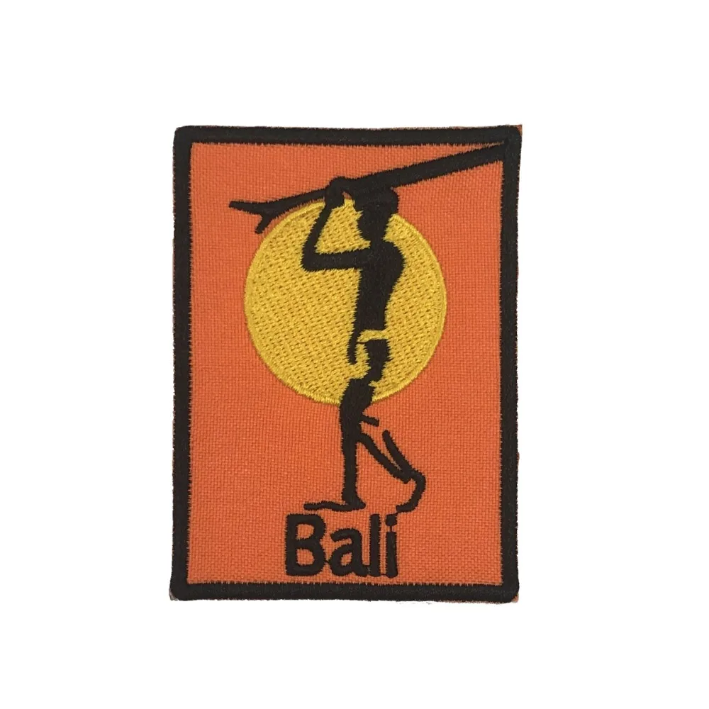 BAIL Indonesia surfboard embroidery patches for chlothing beach bum wave rider ocean surf iron-on patch
BAIL Indonesia surfboard embroidery patches for chlothing beach bum wave rider ocean surf iron-on patch