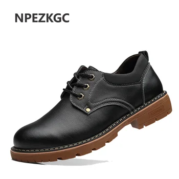 NPEZKGC New 2019 High Quality Men Casual New Leather Flat Shoes Men Oxford Fashion Lace Up Dress Shoes Work Shoe
NPEZKGC New 2019 High Quality Men Casual New Leather Flat Shoes Men Oxford Fashion Lace Up Dress Shoes Work Shoe