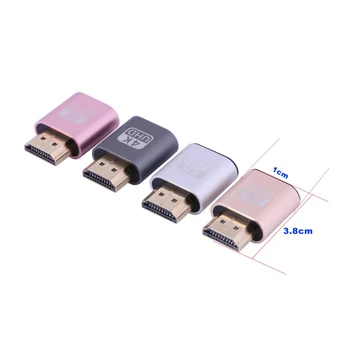 VGA Virtual Display Adapter HDMI 1.4 DDC EDID Dummy Plug Headless Ghost Display Adapter
VGA Virtual Display Adapter HDMI 1.4 DDC EDID Dummy Plug Headless Ghost Display Adapter