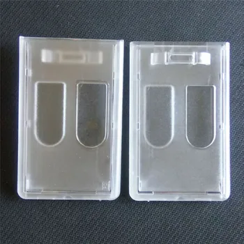 1Pc Transparent Vertical Hard Plastic Card ID Badge Holder Double Card Cover Pocket Bus Card Case Office School Supplies
1Pc Transparent Vertical Hard Plastic Card ID Badge Holder Double Card Cover Pocket Bus Card Case Office School Supplies