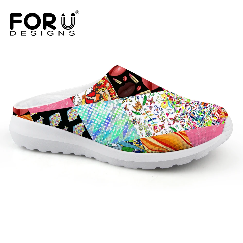 FORUDESIGNS Women Summer Patchwork Sandals Fashion Women's Beach Slip-on Slippers Lady Breathable Mesh Water Shoes Female Flats
FORUDESIGNS Women Summer Patchwork Sandals Fashion Women's Beach Slip-on Slippers Lady Breathable Mesh Water Shoes Female Flats