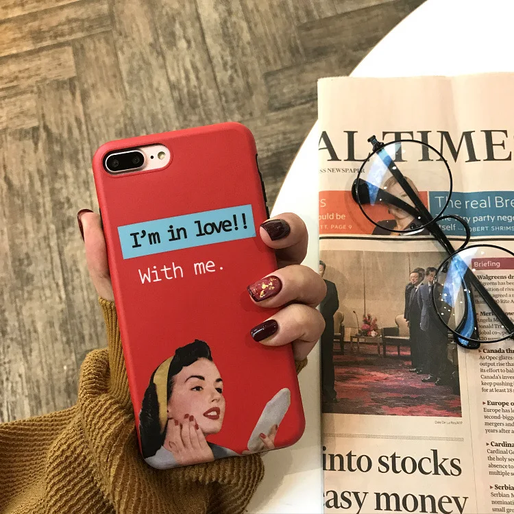 2018 New Retro Narcissism Girl Fitted Anti-knock Tpu Phone Cover Capa Coque Cases for Iphone X 6 6s Plus 7 8 Plus
2018 New Retro Narcissism Girl Fitted Anti-knock Tpu Phone Cover Capa Coque Cases for Iphone X 6 6s Plus 7 8 Plus