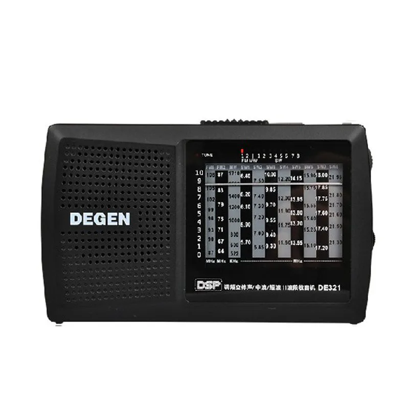 Original Degen de321 FM Stereo digital radio MW SW Radio DSP World Band Receiver high quality portable Radio FM Best Price
Original Degen de321 FM Stereo digital radio MW SW Radio DSP World Band Receiver high quality portable Radio FM Best Price