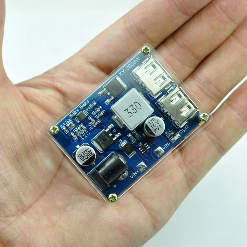 DC9V--36V 24V 12V to 5V USB Step Down Module DC-DC Converter Phone Charger Car Power Supply Module high efficiency Buck Module
DC9V--36V 24V 12V to 5V USB Step Down Module DC-DC Converter Phone Charger Car Power Supply Module high efficiency Buck Module