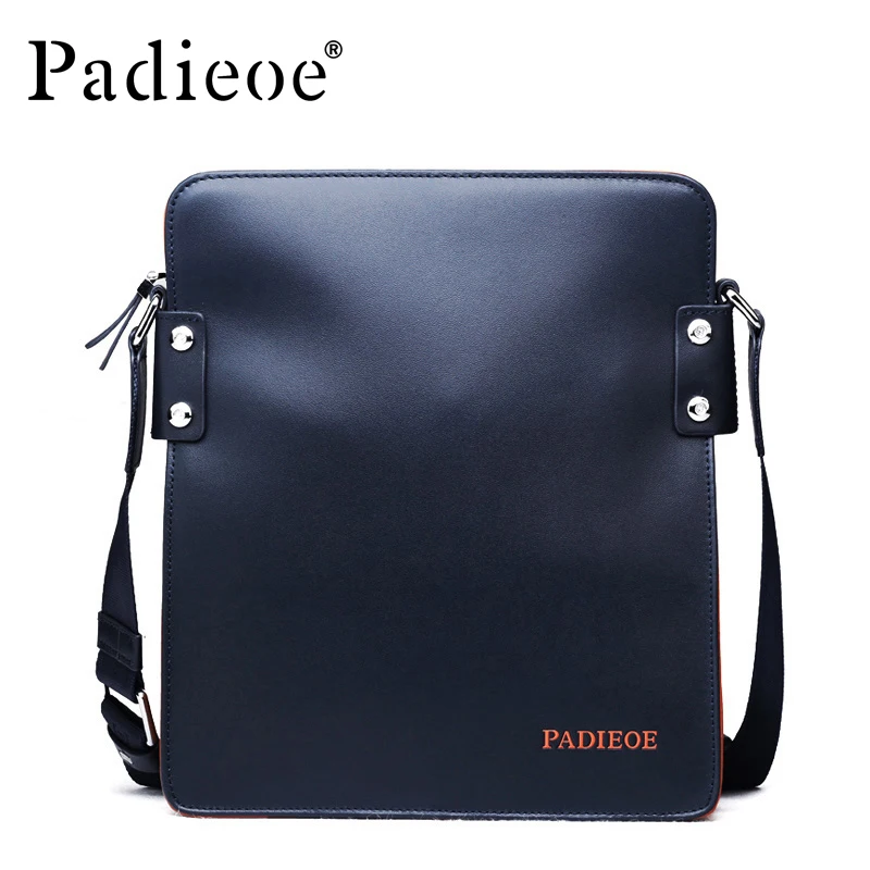Padieoe Top grain Cow leather Handbag high quality Genuine Leather men shoulder messenger bag black blue male business Handbags
Padieoe Top grain Cow leather Handbag high quality Genuine Leather men shoulder messenger bag black blue male business Handbags