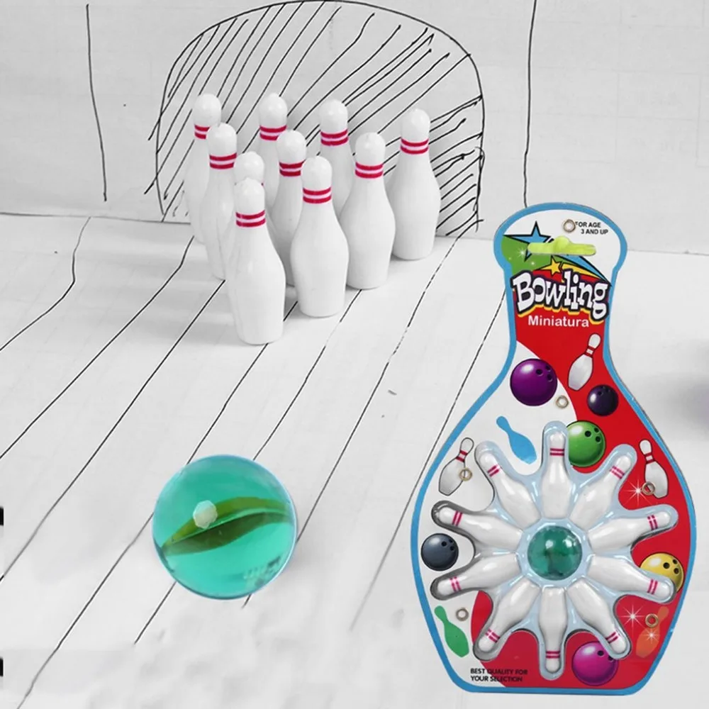 Mini Desk top Bowling Game Toy Set Kids Children Indoor Fun Bowling Pin Toy Developmental Parent-Child Interact Sports Toy New
Mini Desk top Bowling Game Toy Set Kids Children Indoor Fun Bowling Pin Toy Developmental Parent-Child Interact Sports Toy New