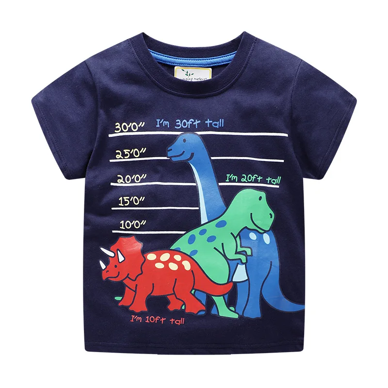 Baby Children Clothing Summer New T-Shirt Boy Dinosaur Print Top Cotton Girl Round Neck Tees Cartoon Animal Pattern Kids Clothes
Baby Children Clothing Summer New T-Shirt Boy Dinosaur Print Top Cotton Girl Round Neck Tees Cartoon Animal Pattern Kids Clothes