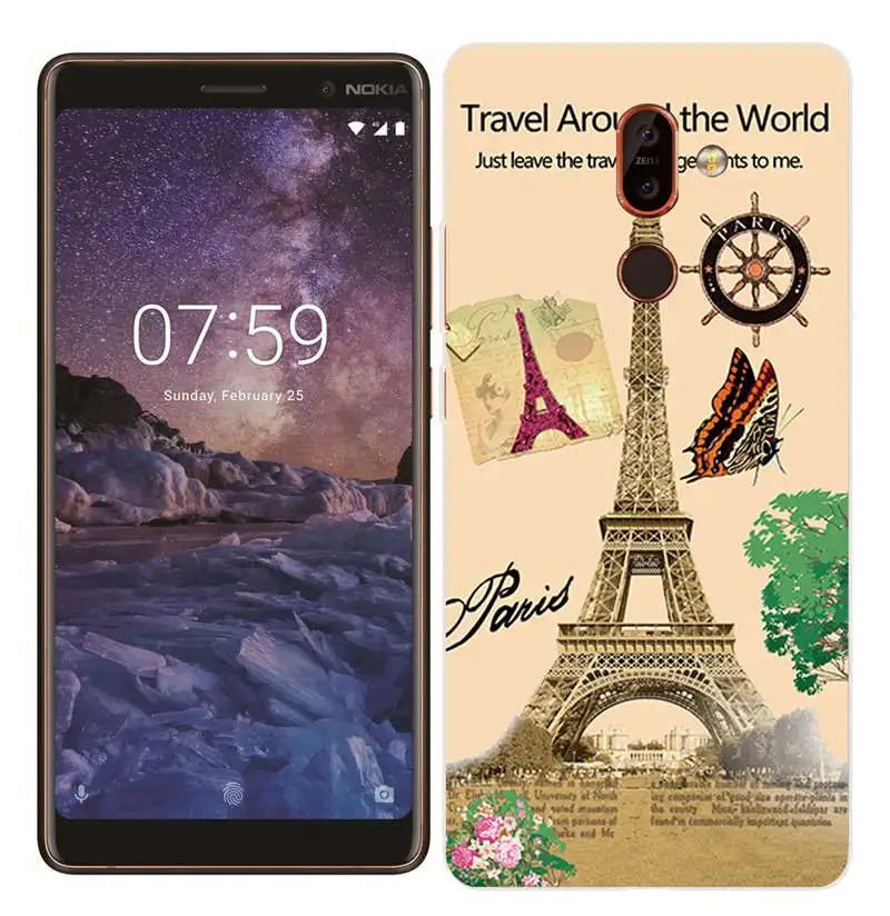 Arvin Case for Nokia 7 Plus Silicon Cover For Nokia 2.1 3.1 5.1 6.1 Transparent Fundas for Nokia X6 Soft TPU Nokia 3 5 6 7 8 Bag (5)