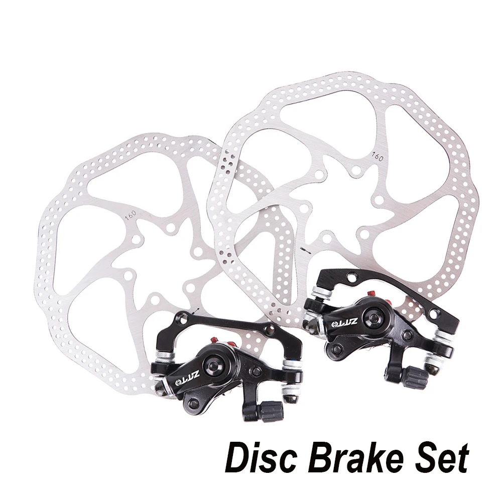MTB Bicycle Front Rear Brake Disc Brake For XC Mountain Bike Mechanical Disc Brake Set with 160mm Rotor Brake Lever
MTB Bicycle Front Rear Brake Disc Brake For XC Mountain Bike Mechanical Disc Brake Set with 160mm Rotor Brake Lever
