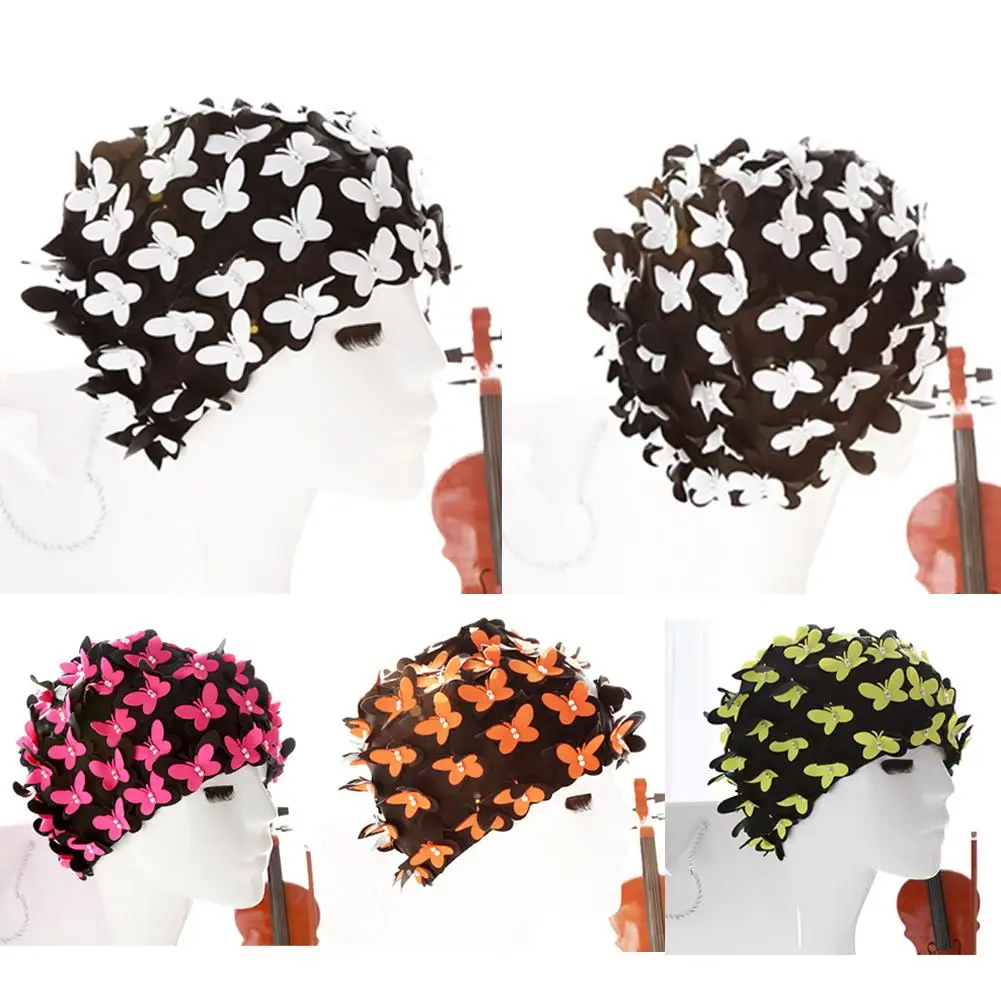Swimming And Water Sports 2018 New Double-Layer Butterfly Pearl Bathing Cap Handmade Adult Swimming Cap
Swimming And Water Sports 2018 New Double-Layer Butterfly Pearl Bathing Cap Handmade Adult Swimming Cap