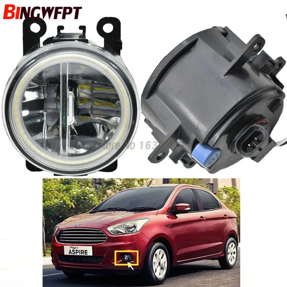 2x High Brightness LED Fog Light + Angel Eye Car Styling Fog lamp For Ford Figo 2015 2016
2x High Brightness LED Fog Light + Angel Eye Car Styling Fog lamp For Ford Figo 2015 2016