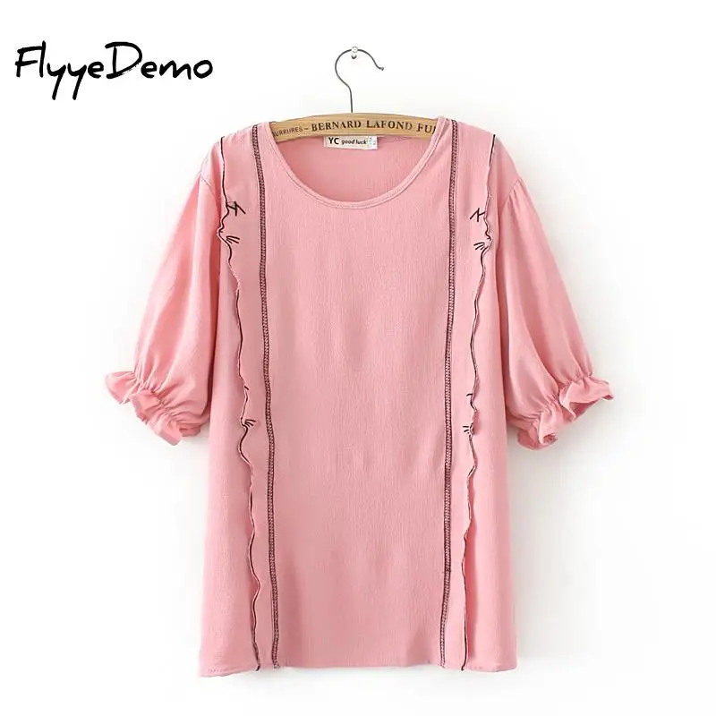 4XL Chiffon Blouses Shirts Womens Summer 2019 Hot Ruffles Short Sleeve Solid Casual Pullovers Female Plus Size Tops Tees
4XL Chiffon Blouses Shirts Womens Summer 2019 Hot Ruffles Short Sleeve Solid Casual Pullovers Female Plus Size Tops Tees