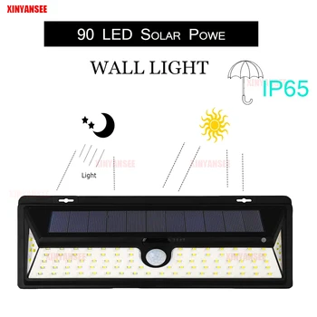LED Wall Solar Lam High luminance 90 pcs 2835SMD / 1000 lm / 3 different lighting modes / PIR Motion Sensor Waterproof Emergency
LED Wall Solar Lam High luminance 90 pcs 2835SMD / 1000 lm / 3 different lighting modes / PIR Motion Sensor Waterproof Emergency