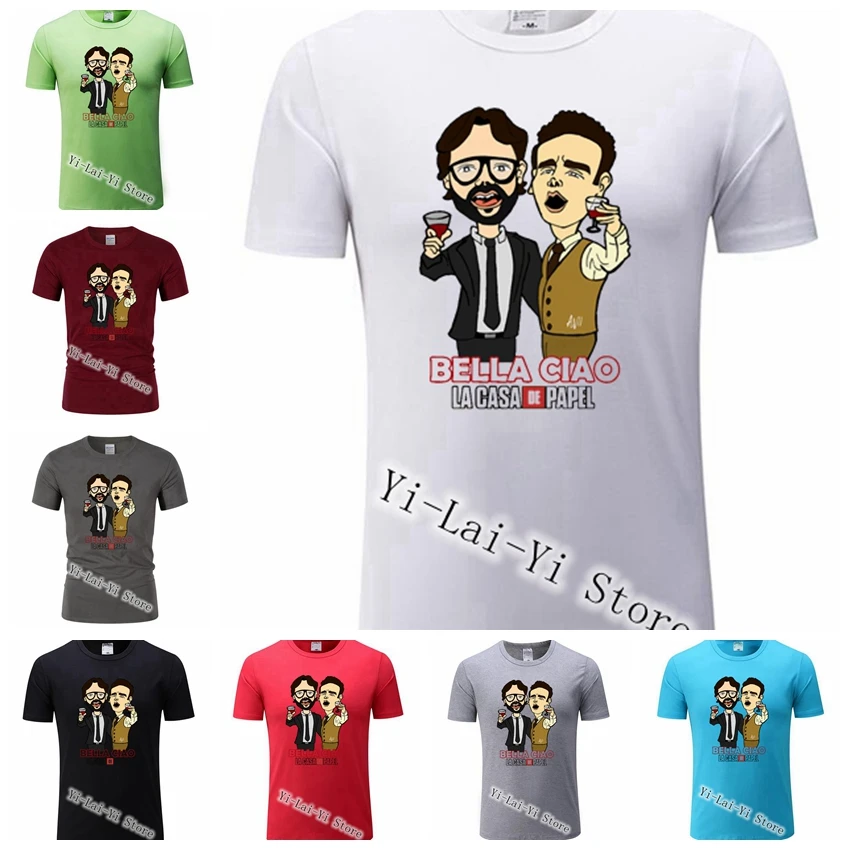 La Casa De Papel House Of Paper Money Heist Short Games T-Shirt Women TShirt Men's Pre-Cotton Short Sleeve T Shirt Game TShirts
La Casa De Papel House Of Paper Money Heist Short Games T-Shirt Women TShirt Men's Pre-Cotton Short Sleeve T Shirt Game TShirts